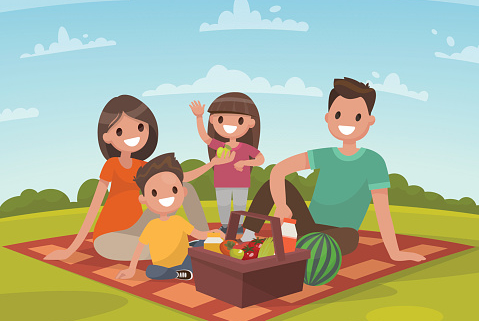 Familia de picnic
